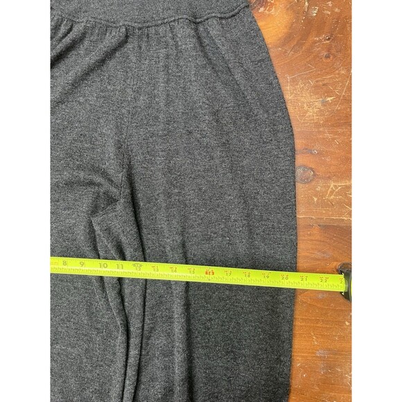 Anthropologie Sparrow Wide Leg Sweater Pants Merino Wool Blend Gray M Comfy Cozy - Picture 9 of 11